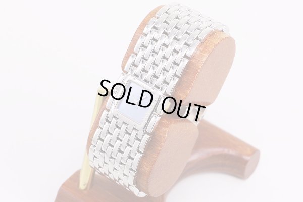 カルティエ　リュバン　青シェル文字盤　サイド