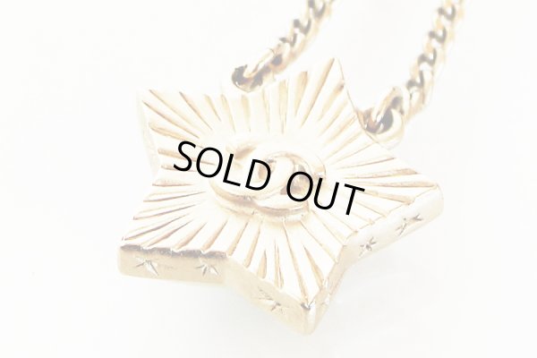 シャネル ペンダントネックレス CCココマークスター A99147 A17B 裏面