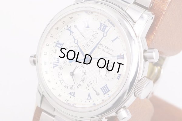 シェルマン　デュアルタイムリピーター　銀文字盤　サイド