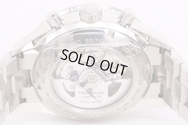 カレラ　クロノ　ＣＶ２０１Ｆ　緑文字盤　グレートオーシャンロード限定　裏面拡大