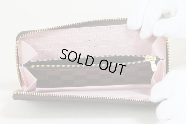 ルイ・ヴィトン　ポルトフォイユ・クレマンス N41626 ローズ・バレリーヌ　中身