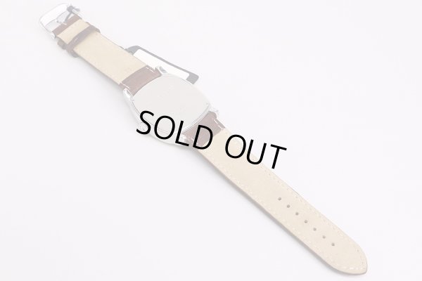 ジャンリシャール　ＴＶスクリーン　２４０１６　白文字盤　革ベルト状態　裏面