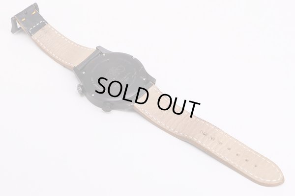 テラチェロマーレ　ＴＣ７００６ＧＵＮ　黒文字盤　スモーキージョー限定　革ベルト状態　裏面