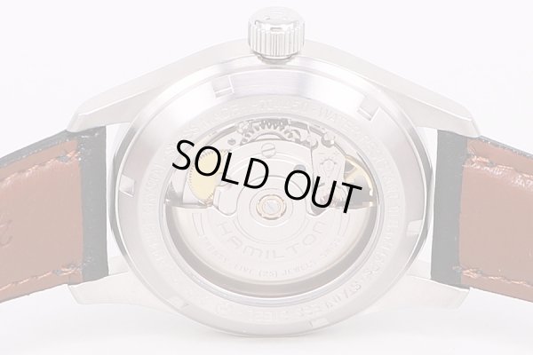 カーキ　H704450　黒文字盤　裏面拡大