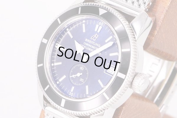 ブライトリング　スーパーオーシャン　ヘリテージ38　A37320　黒　サイド拡大