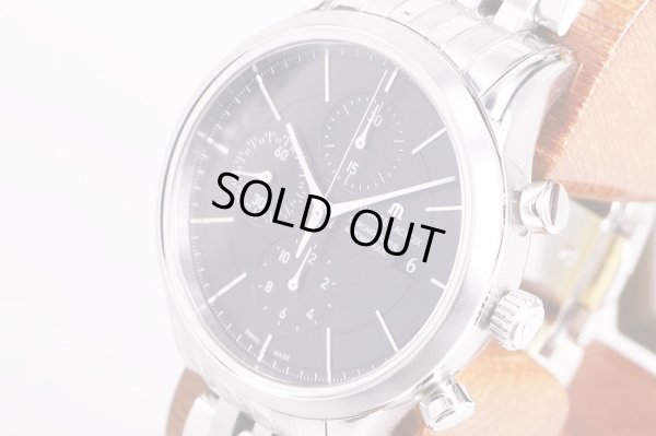 モーリス・ラクロア　レ・クラシック　クロノグラフ　LC6053　黒文字盤　サイド拡大