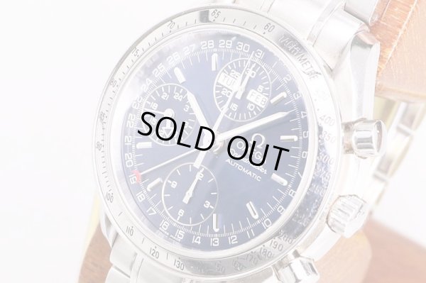 オメガ　スピードマスターデイデイト　3523.80　青文字盤　サイド拡大