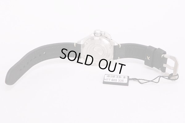 ハミルトン　カーキ　ダイバー　オープンウォーター　黒文字盤　革ベルト