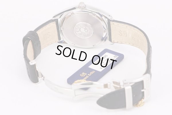 セイコー　グランドセイコー　SBGX095　9F62-0AB0　銀文字盤　革ベルト