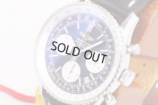 ブライトリング　ナビタイマー　A23323　黒文字盤　サイド拡大