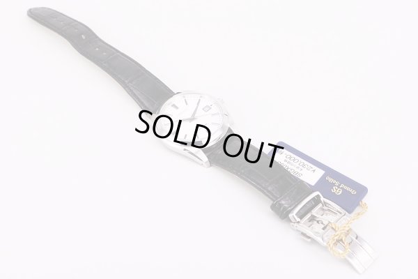 セイコー　グランドセイコー　SBGX095　9F62-0AB0　銀文字盤　革ベルト状態　表面