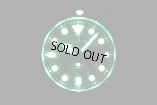 セイコー　プロスペック　マリンマスター　SBBN035　黒文字盤　ライト暗闇