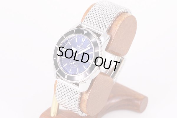 ブライトリング　スーパーオーシャン　ヘリテージ38　A37320　黒　サイド