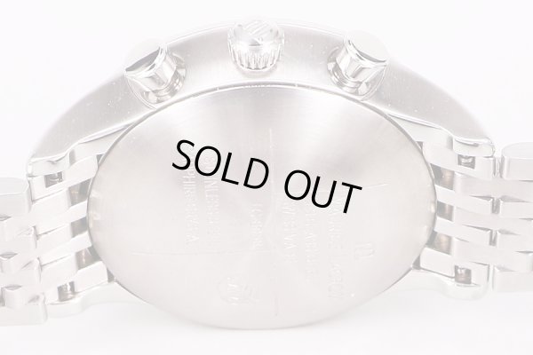 モーリス・ラクロア　レ・クラシック　クロノグラフ　LC6053　黒文字盤　裏面拡大