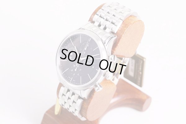 モーリス・ラクロア　レ・クラシック　クロノグラフ　LC6053　黒文字盤　サイド