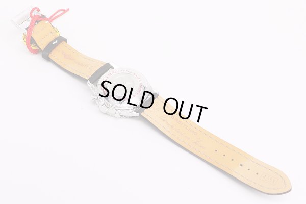 ブライトリング　ナビタイマー　A23323　黒文字盤　革ベルト状態　裏面