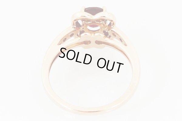 モーブッサン　Ｋ18ＰＧガーネットダイアリング　内側