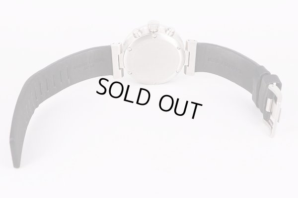 イッセイミヤケ　W　クロノグラフ　SILAY004　白文字盤　革ベルト