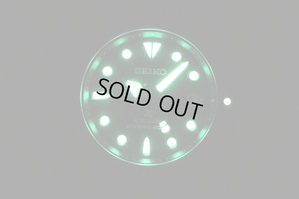 セイコー　プロスペック　ダイバーズ200m　SBDC029　黒文字盤　ライト暗闇