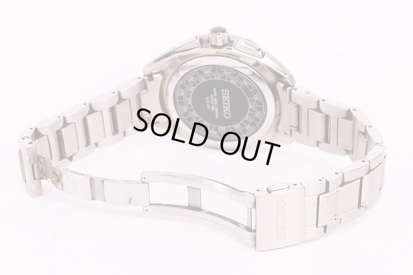 セイコー　ブライツワールドタイム　SAGA167　電波ソーラー　黒文字盤　ブレス