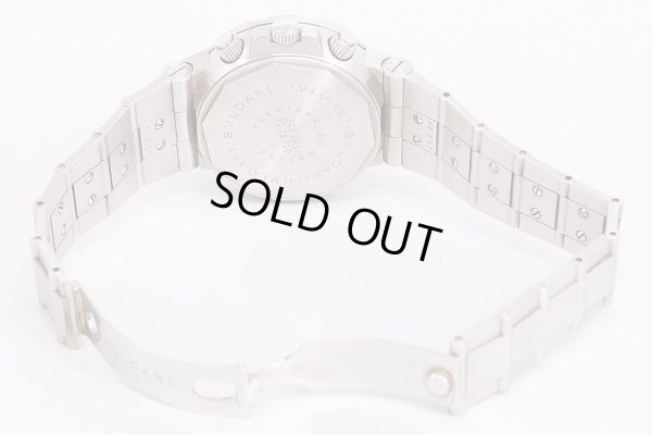 ブルガリ　スクーバ　クロノグラフ　SCB38SS　ブレス