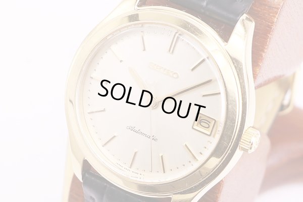 セイコー　メカニカル　4535-8000　シャンパン文字盤　サイド拡大