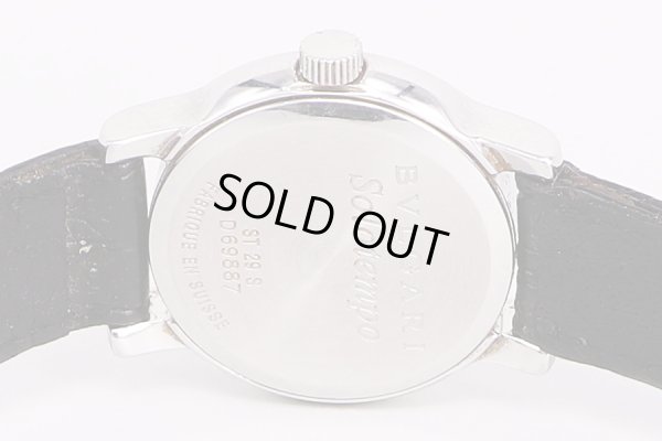 ブルガリ　ソロテンポ　ST29S　白文字盤　裏面拡大