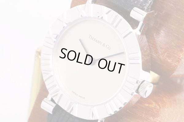 ティファニー　アトラス　14-052　白文字盤　サイド拡大