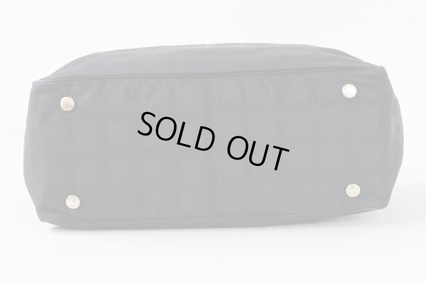 シャネル　ニュートラベルライントートPM　A20457　ノワール　底