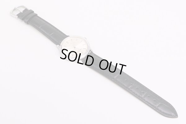 セイコー　グランドセイコー　SBGS001　9581-7000　銀文字盤　革ベルト状態