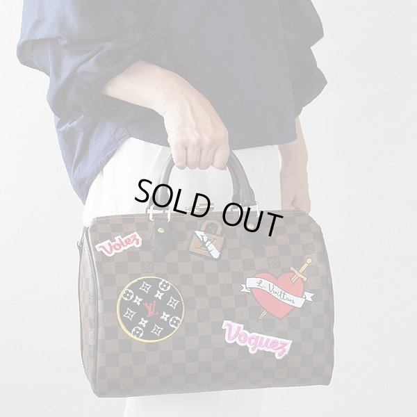 ルイ・ヴィトン スピーディ・バンドリエール30 N40060 AA2178 エベヌ 持ったイメージ(1)