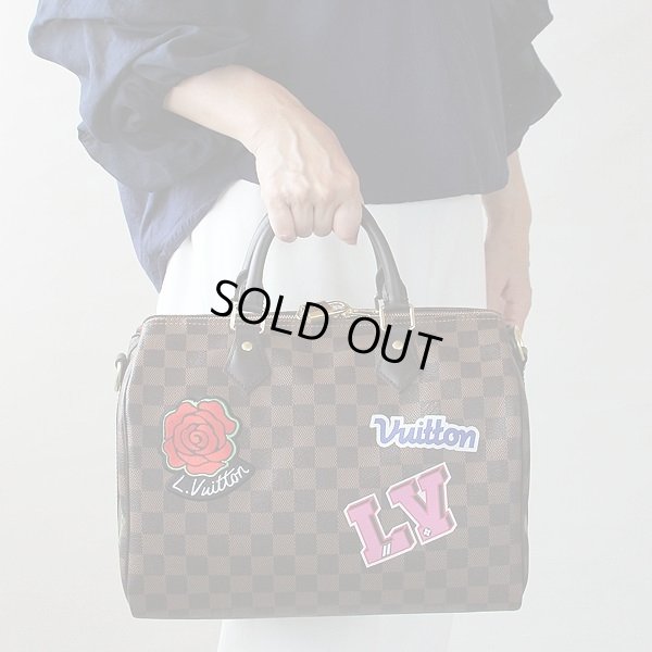 ルイ・ヴィトン スピーディ・バンドリエール30 N40060 AA2178 エベヌ 持ったイメージ(2)