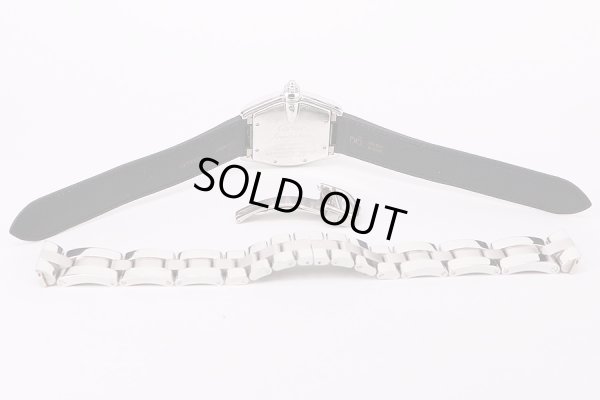 カルティエ　ロードスターＬＭ　黒文字盤　替えベルト