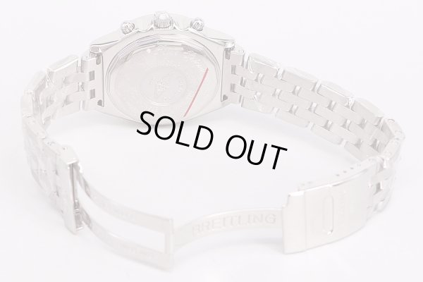 ブライトリング　クロノマット　A13352　日本限定　白／青シェル文字盤　ブレス