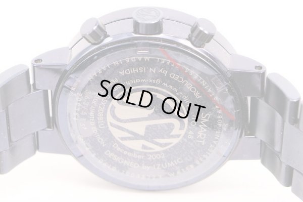 ＧＳＸ　２０８ＢＬＵ　スマートＮｏ４８　黒文字盤　裏面拡大