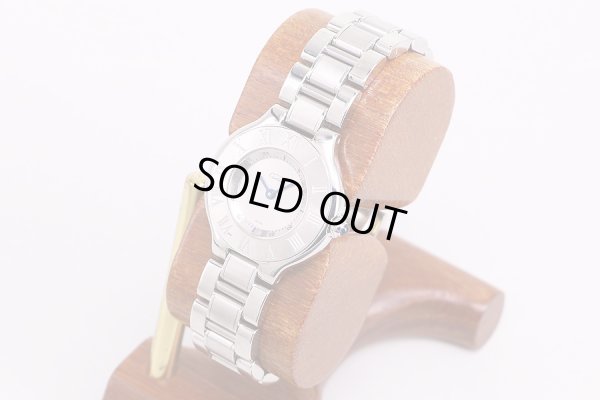 カルティエ　マスト２１　１３４０　銀文字盤　サイド