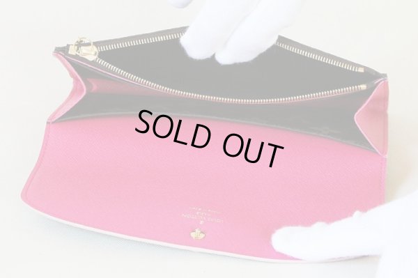 ルイ・ヴィトン ポルトフォイユ・エミリー M64202 ローズバレリーヌ 中身