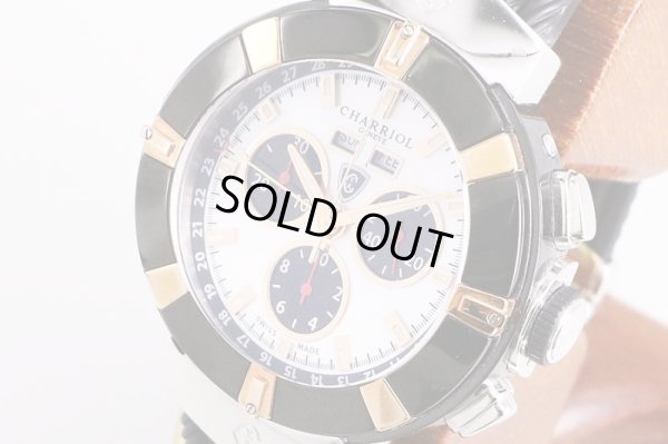 シャリオール　セルティカ　クロノ　ＣＥＬＴ４４　シェル文字盤　サイド拡大