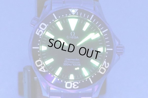 オメガ　シーマスタープロ　３００ｍ　２２６４．５０　黒文字盤　ライト