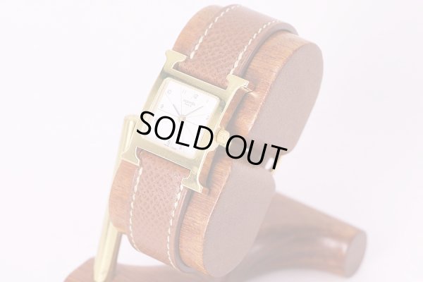 エルメス　Ｈウォッチ　HH1.210　白文字盤　サイド