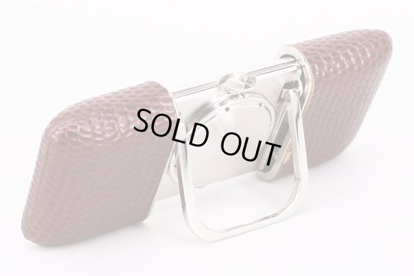 ティファニー　アトラス　トラベルクロック　銀文字盤　裏面