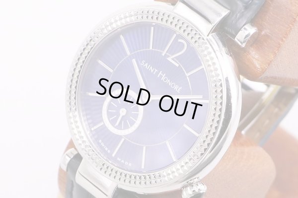 サントノーレ　オーデシー　紺文字盤　サイド拡大