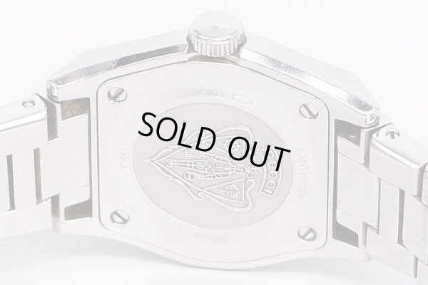 グッチ　パンテオン　YA115.5　シェル文字盤　10P　裏面拡大