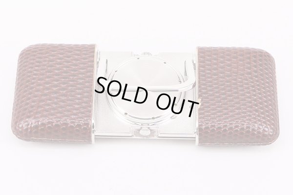 ティファニー　アトラス　トラベルクロック　銀文字盤　裏面(2)