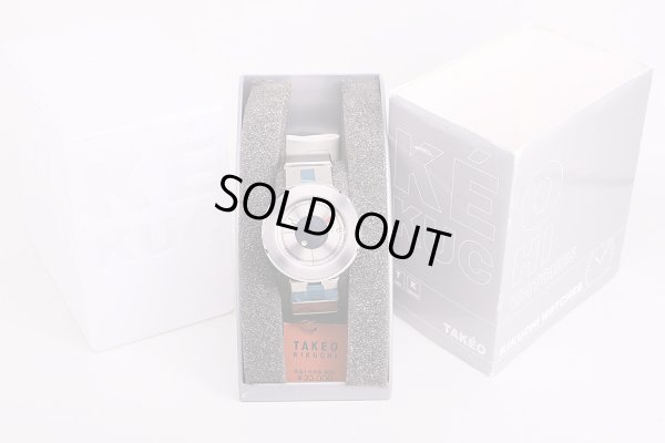 タケオキクチ　FBLF997　銀文字盤　箱