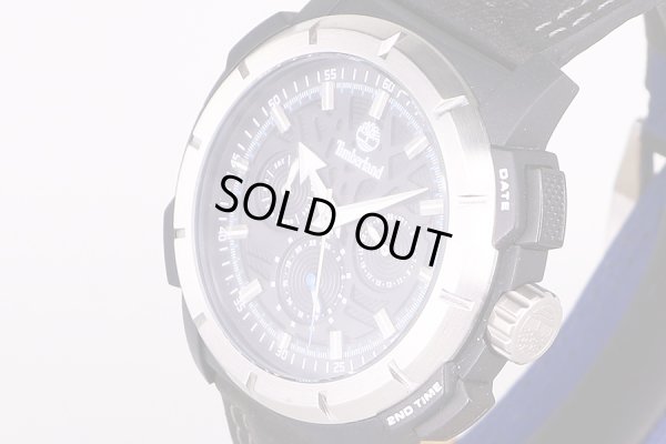 ティンバーランド　13325J　黒文字盤　ＳＳベゼル　サイド拡大