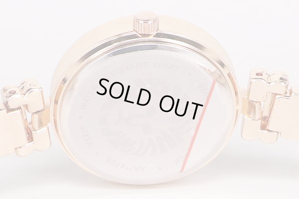 アンクライン　AK1470B　シェル文字盤　ラインストーンベゼル　裏面拡大