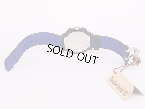 ティンバーランド　13325J　黒文字盤　ＳＳベゼル　革ベルト