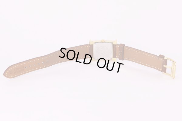 エルメス　Ｈウォッチ　HH1.210　白文字盤　革ベルト