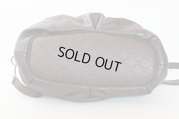 グッチ　ハンドバック(2WAY)　247902　こげ茶　底